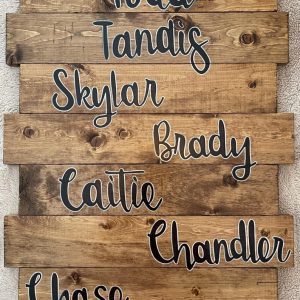 Personalized Wooden Sign 1